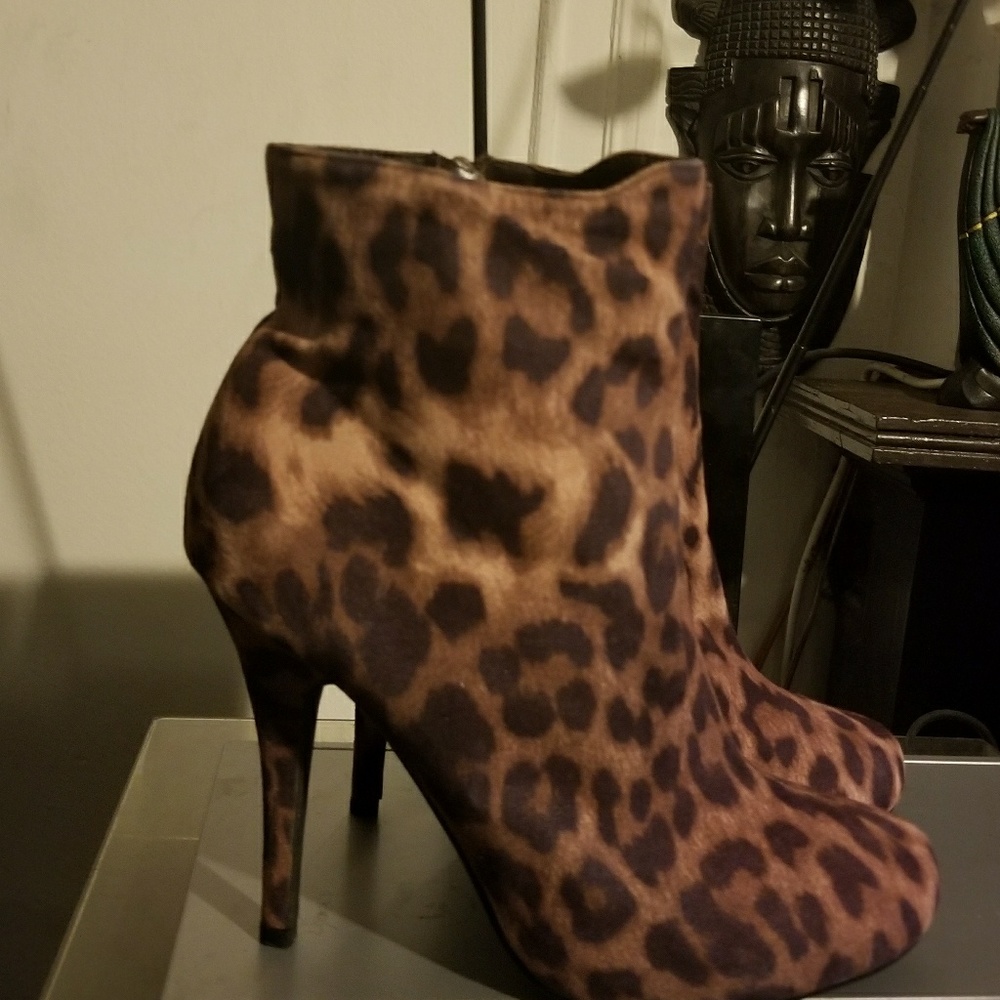 Leopard Booties